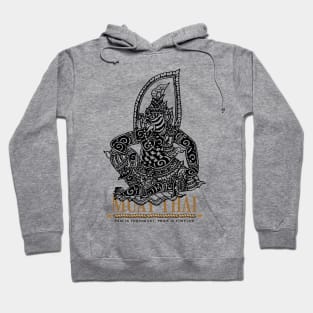 Vintage Muay Thai Tattoo Hermit Hoodie